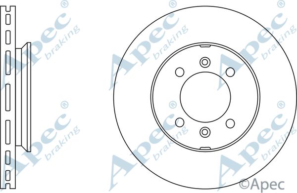 APEC BRAKING Тормозной диск DSK150